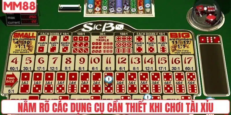 Hướng Dẫn Cách Chơi Tài Xỉu Chi Tiết Từ A Đến Z Cho Newbie 3 Nắm rõ các dụng cụ cần thiết khi chơi tài xỉu